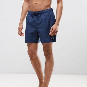 Hollister Navy Blue Swim/Shorts 5" inseam